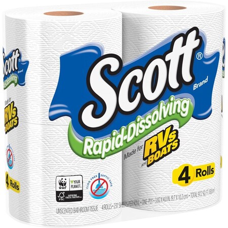 Scott Bathroom Tissue, White, 12 PK KCC47617
